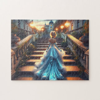 Fairytale Ball Gown Art Enchanted Palace Evening Jigsaw Puzzle
