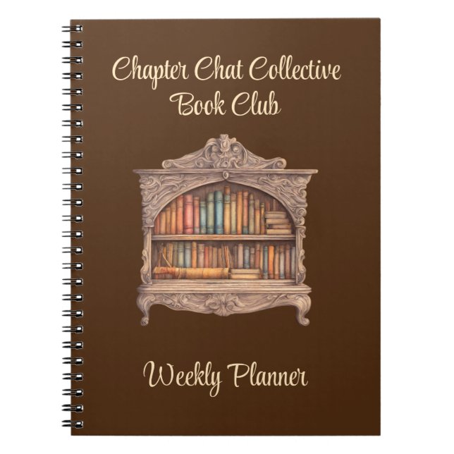 Fairytale Bookshelf Book Club Planner (Front)