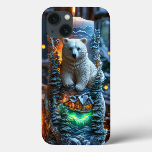 Fairytale candle and bear iPhone 13 case