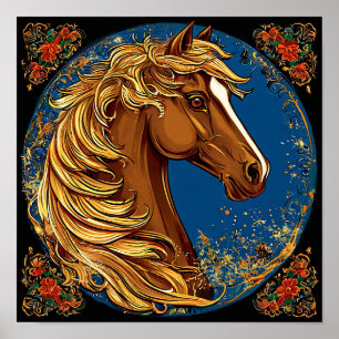 🐎 Fairytale Cartoon Horse Fantasy Wall Art