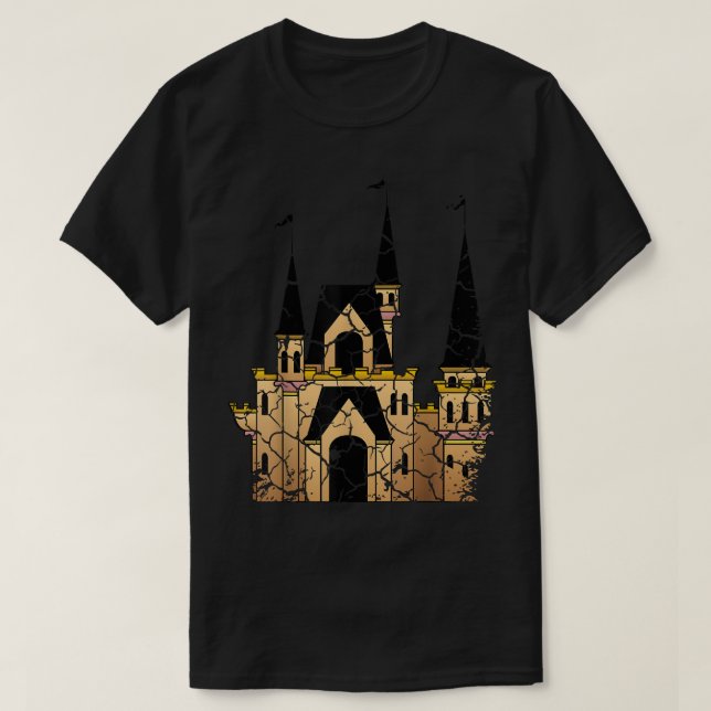 Fairytale Castle Distressed  T-Shirt (Design Front)