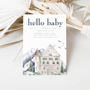Fairytale Castle Fantasy Baby Shower Invitation