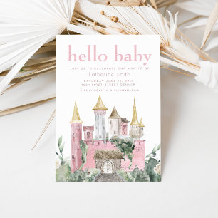 Fairytale Castle Fantasy Baby Shower Invitation