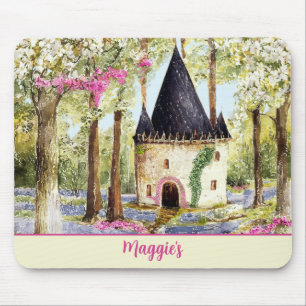 Fairytale Castle Monogrammed Mouse Mat