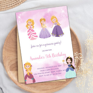 Fairytale Castle Party Card for Girls