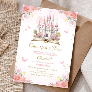 Fairytale Castle Princess Birthday Invitation