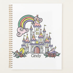 Fairytale Castle Princess Custom Name Planner
