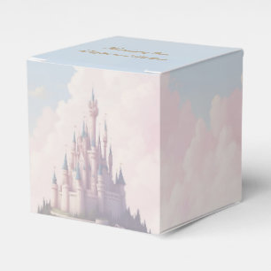 Fairytale castle wedding favour box