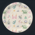 Fairytale Cute Dragon Baby Shower/ Birthday Paper Plate<br><div class="desc">Fairytale Cute Dragon Baby Shower Birthday</div>