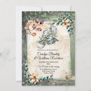 Fairytale Dragon Wedding Invitation