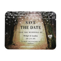 Fairytale Enchanted Forest Golden Save The Date