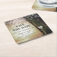 Fairytale Enchanted Forest Golden Save The Date