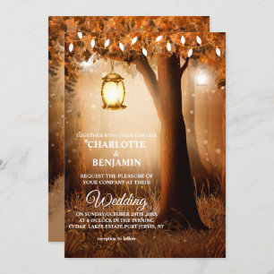 Fairytale Enchanted Forest Wedding Invitation
