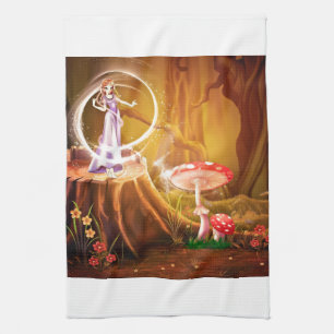 Fairytale Fantasy Destiny Whimsical Dreams Tea Towel