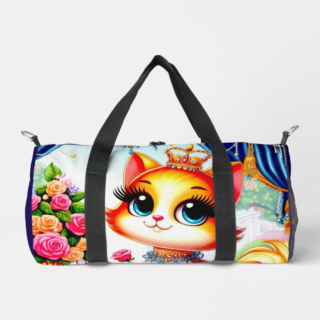 Fairytale Feline Duffle Bag (Front)