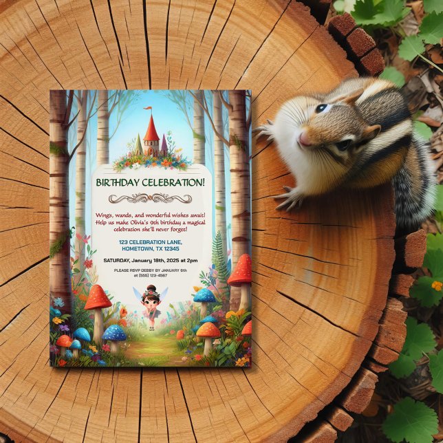 Fairytale Forest Birthday Invitation (Creator Uploaded)