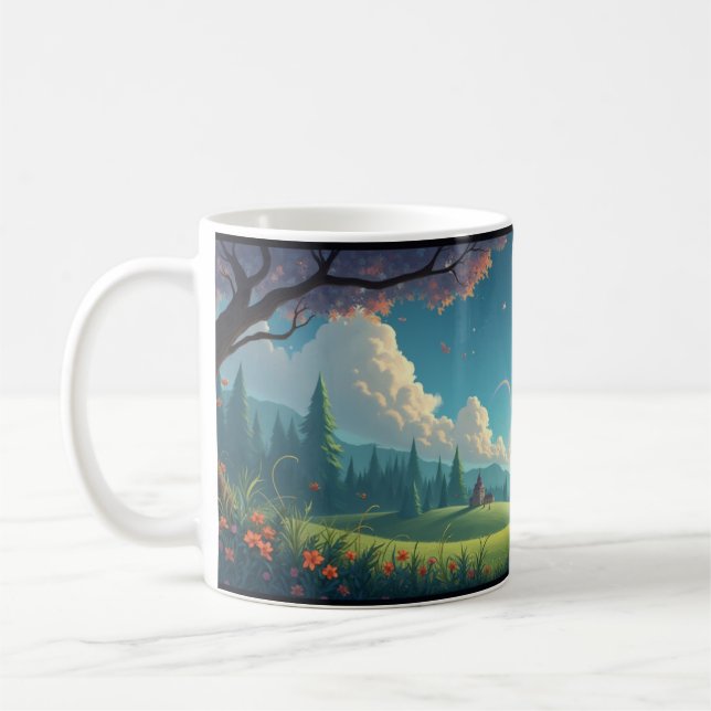 fairytale forest coffee mug (Left)