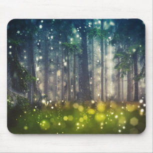 Fairytale Forest Tree Nature Landscape Art Mouse Mat