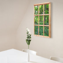 Fairytale Garden 3D Effect Window View Picture