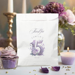 Fairytale Garden Quinceanera Lavender/Lilac ID1030 Favour Bags