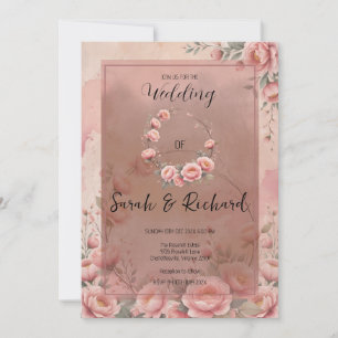 Fairytale Garden Sparkle Wedding Invitation