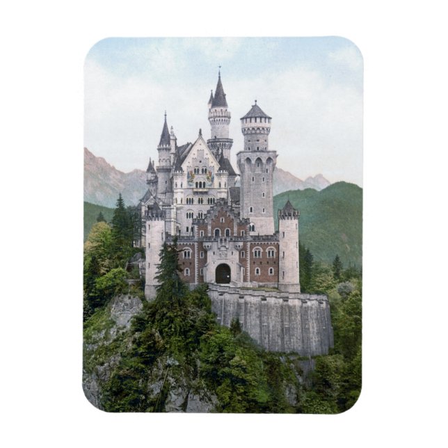 Fairytale German Castle Magnet (Vertical)