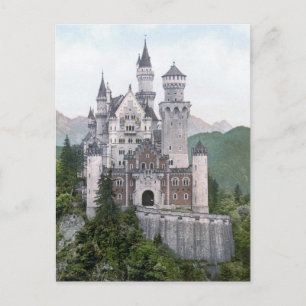 Fairytale German Castle Postcard