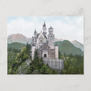 Fairytale German Castle Postcard