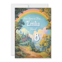 Fairytale Girl's Birthday Invitation