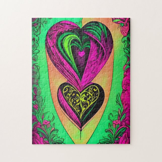 Fairytale Heart Puzzle – 252 Pieces (Vertical)