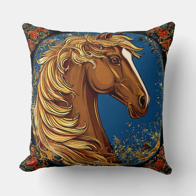 Fairytale Horse Cushion (Front)