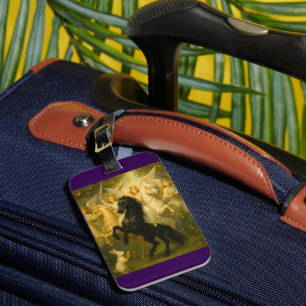 "FairyTale Horses and Angels Luggage Tag