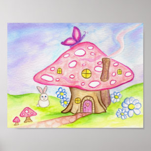 Fairytale House Art Poster