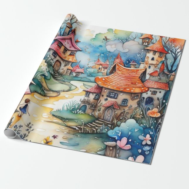 Fairytale in the fairyland Wrapping Paper (Unrolled)