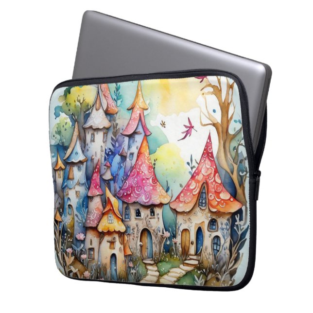 Fairytale in the fairyland Wrapping Paper Laptop Sleeve (Front Left)