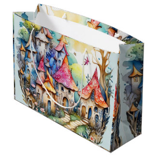 Fairytale in the fairyland Wrapping Paper Large Gift Bag