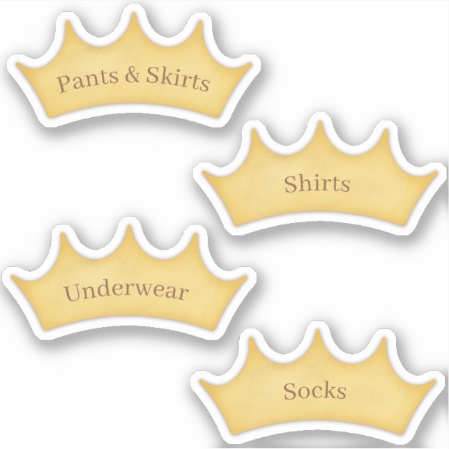 Fairytale Kids Room Storage & Organisation Labels (Front)