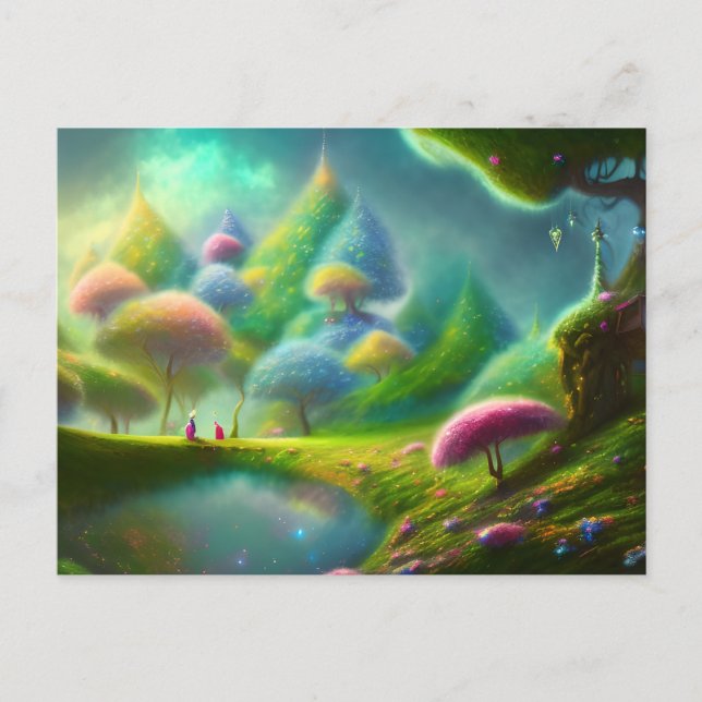 Fairytale Landscape Postcard (Front)