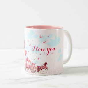 Fairytale Love Two-Tone Coffee Mug