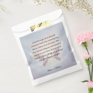 Fairytale lovebirds wedding favour bags