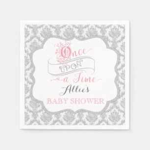 Fairytale Once Upon a Time Princess Damask Napkin