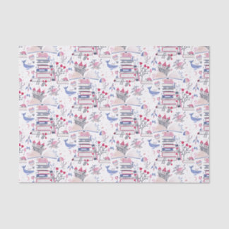 Fairytale Pop Up Book Castle White Tissue Paper