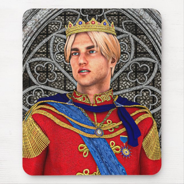 Fairytale Prince Mouse Mat (Front)