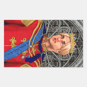 Fairytale Prince Rectangular Sticker