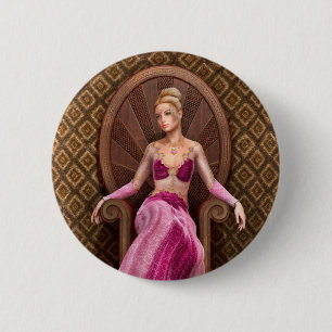 Fairytale Princess 6 Cm Round Badge