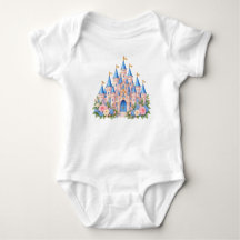 Fairytale Princess Baby Girl Bodysuit