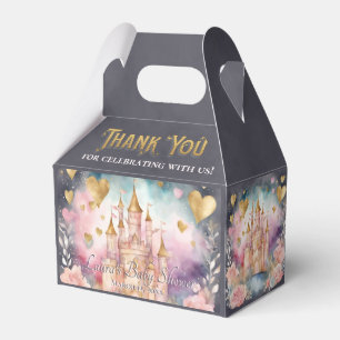 Fairytale Princess Baby Shower Thank You Favour Box