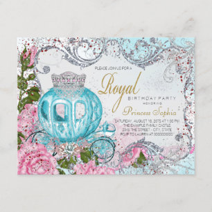 Fairytale Princess Birthday Party Invitation