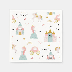Fairytale Princess Birthday Party Napkin