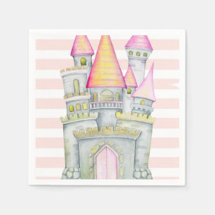Fairytale Princess Castle Birthday Party Napkin